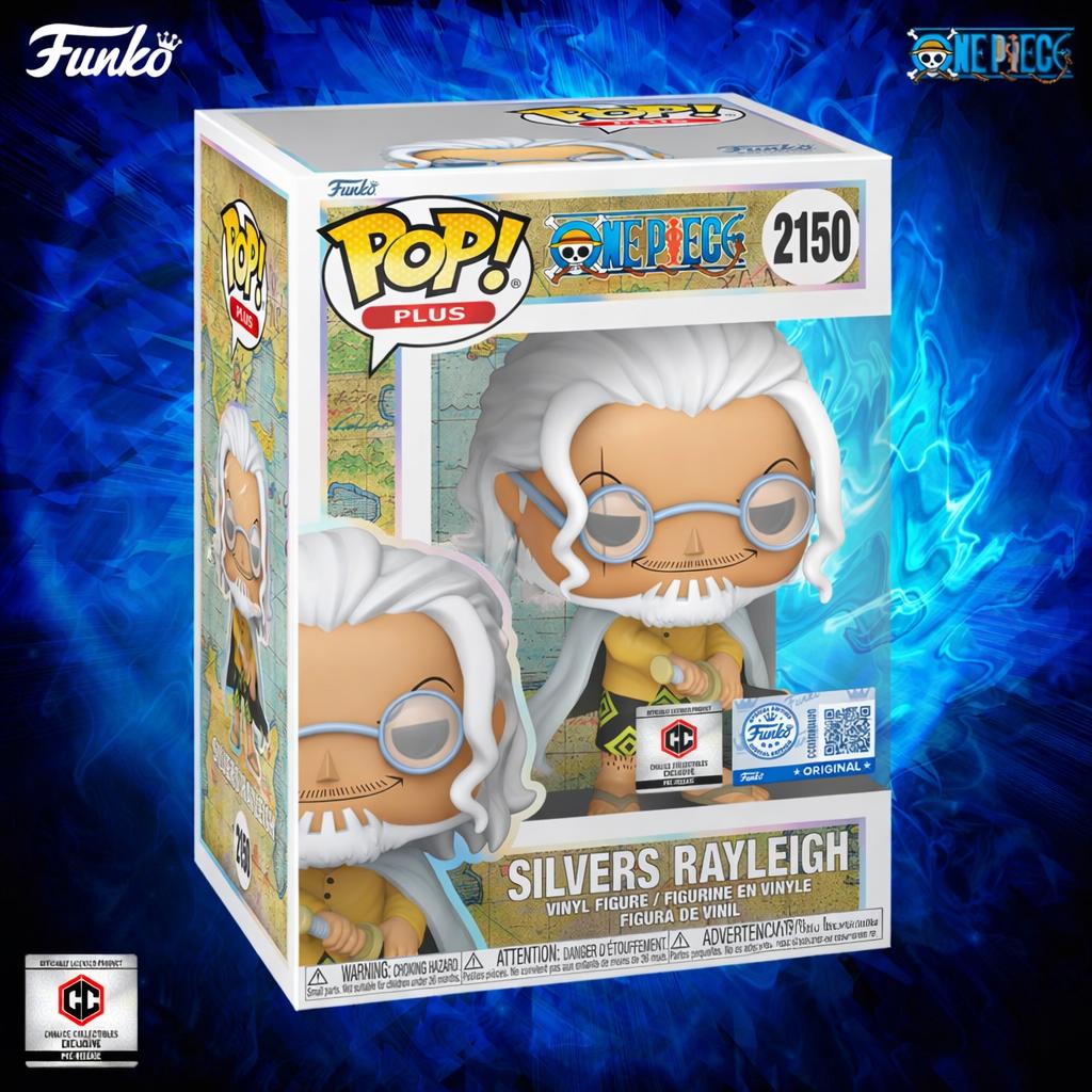 Funko Pop! Plus One PIece Silvers Rayleigh #2150 Vinyl Figure - Chalice Exclusive