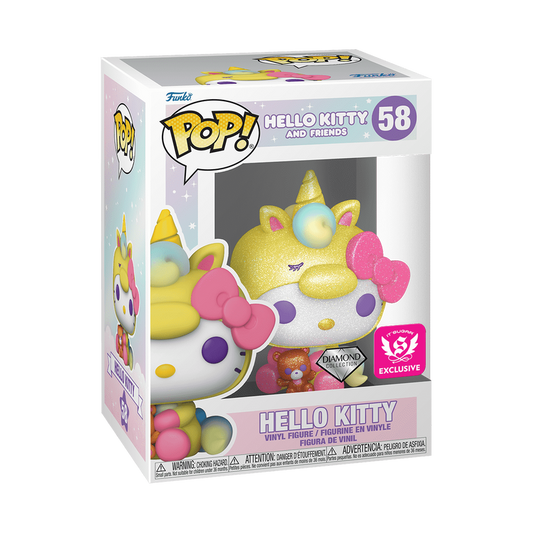 Funko Pop! Hello Kitty in Unicorn Outfit (Diamond) (It'Sugar Exclusive)