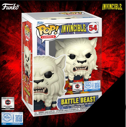 Funko Pop! Chalice Exclusive: Invincible - Battle Beast #54 Common & Chase