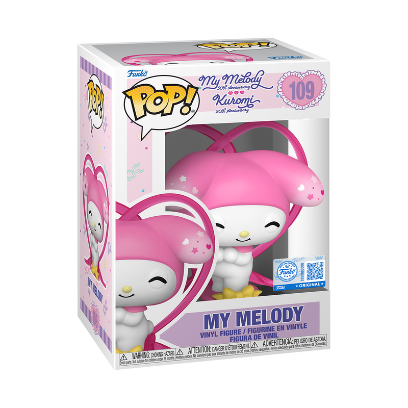 Funko Pop! Hello Kitty & Friends - My Melody With Ribbon 50th Anniversary Pop! Vinyl Figure