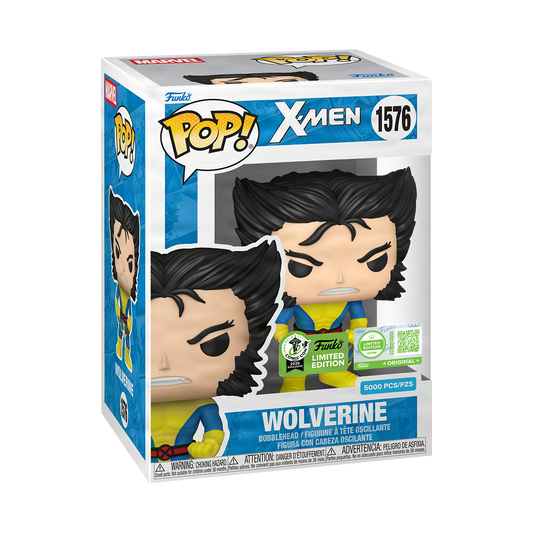 Marvel Pop! Wolverine (Classic Unmasked) with Pop! Protector 2026 Emerald City Comic Con sticker (LE5000PCS)