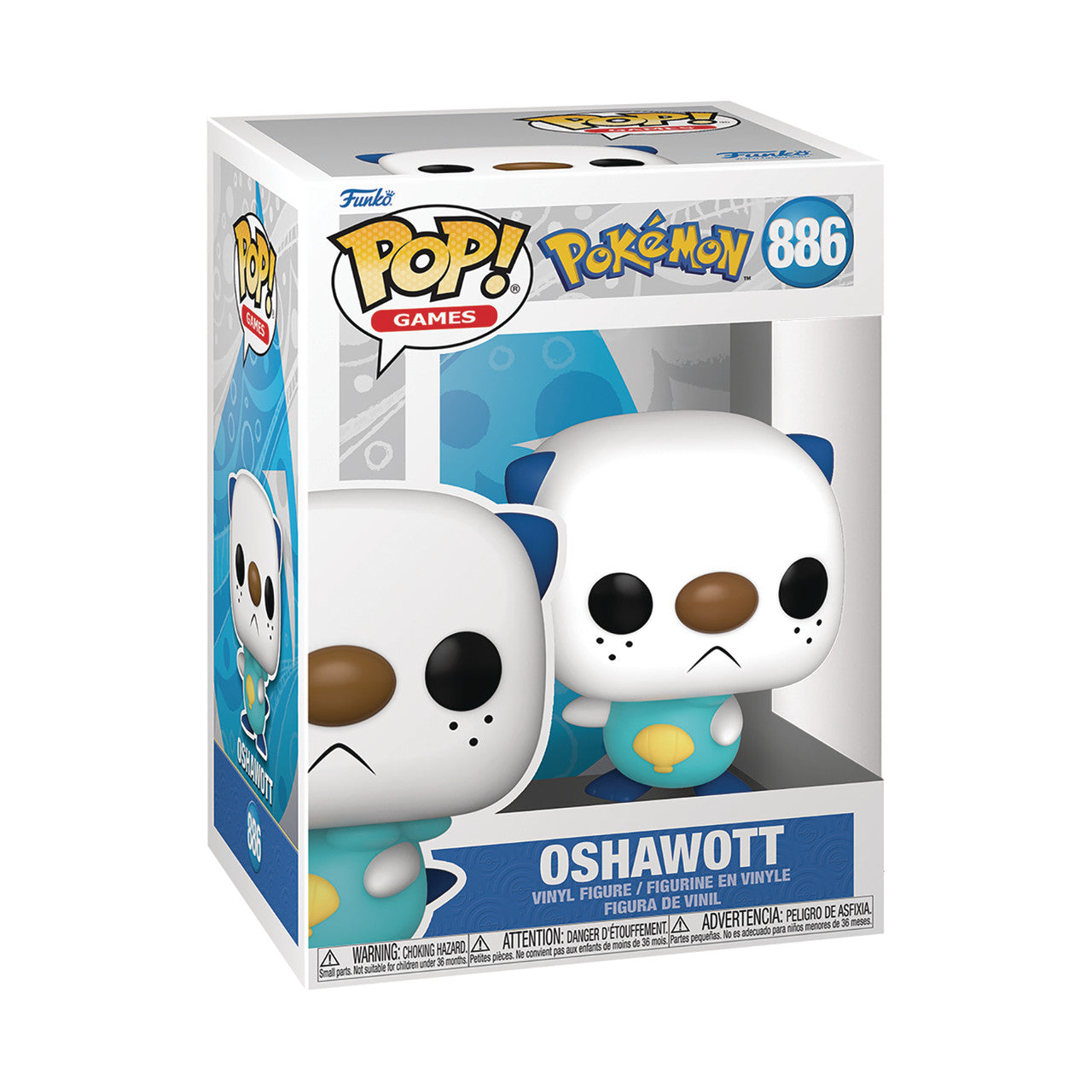 Funko Pop! Pokemon Wave 11: Espeon #884 – Munchlax #885 – Oshawott #886
