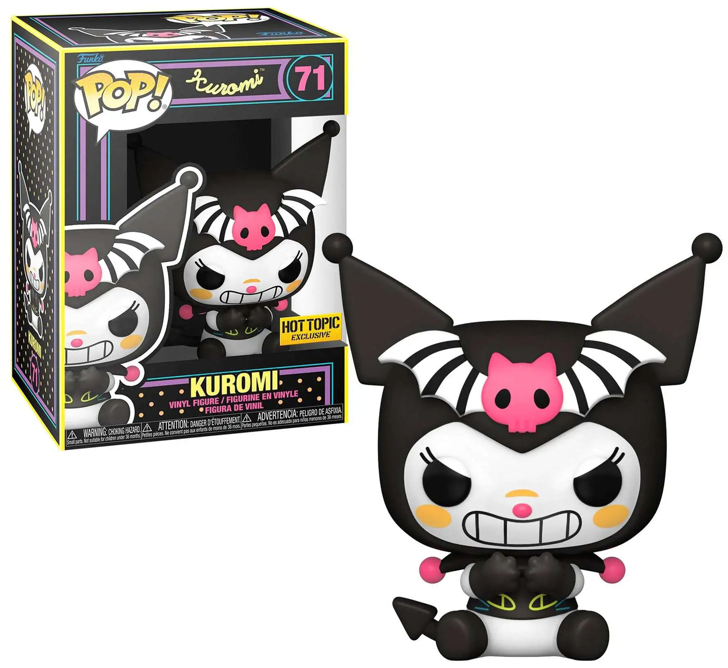 Sanrio Hello Kitty & Friends: Black Light Halloween Series Vinyl Figure - Hot Topic Exclusive