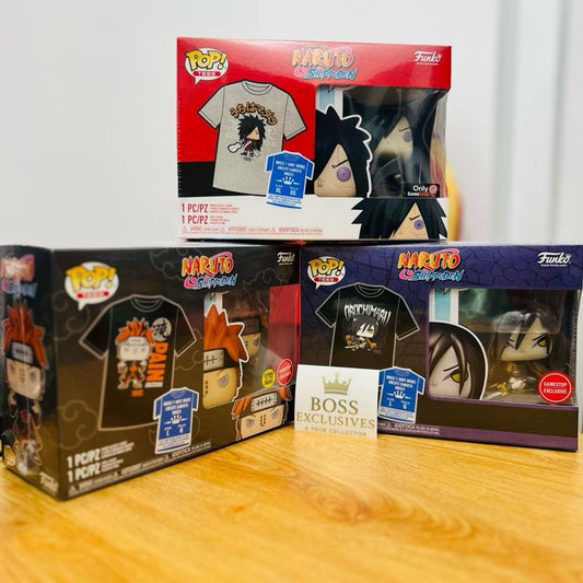 Funko Pop & Tee Naruto: Madara/Orochimaru/Pain (GameStop Exclusive)