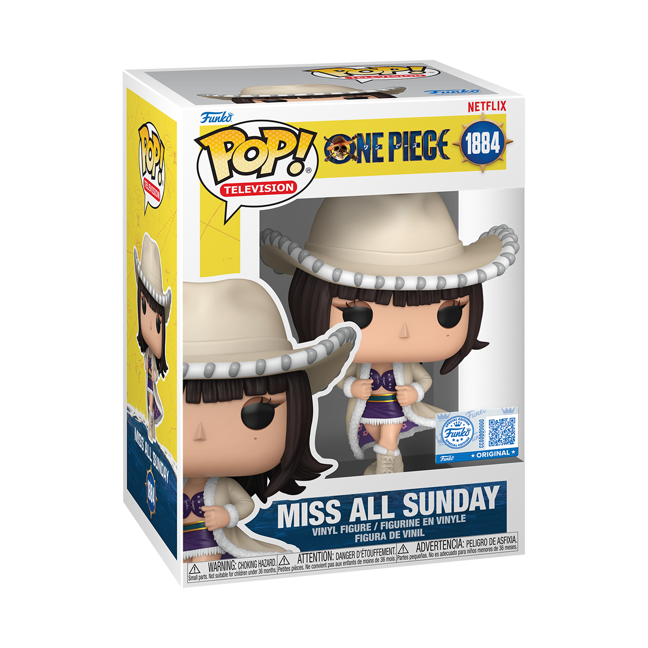 One Piece Pop! Miss All Sunday (Live Action)vExclusive