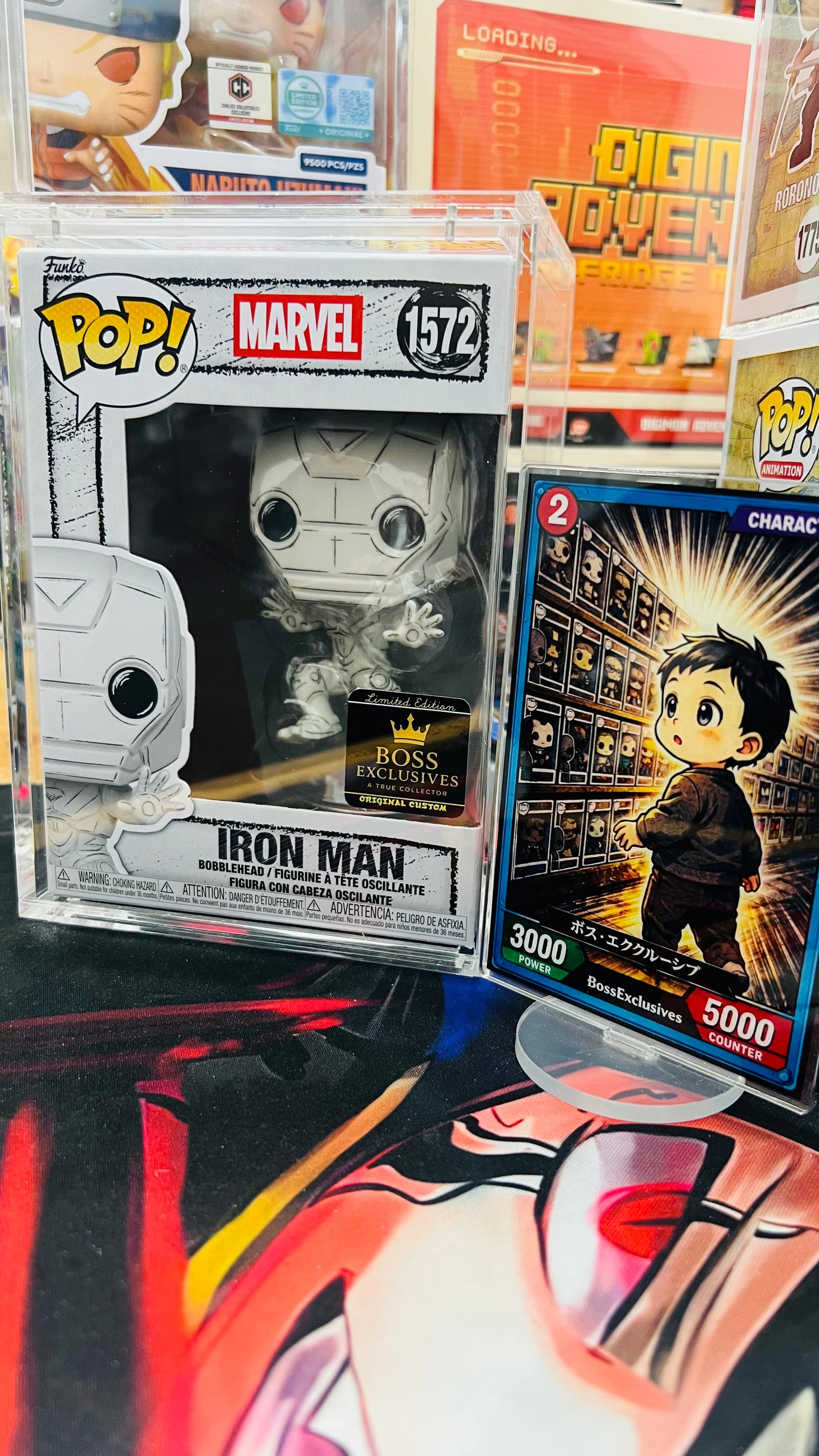 Ironman Glow in the Dark - BossExclusives Custom Glow with Magnectic Hardstack