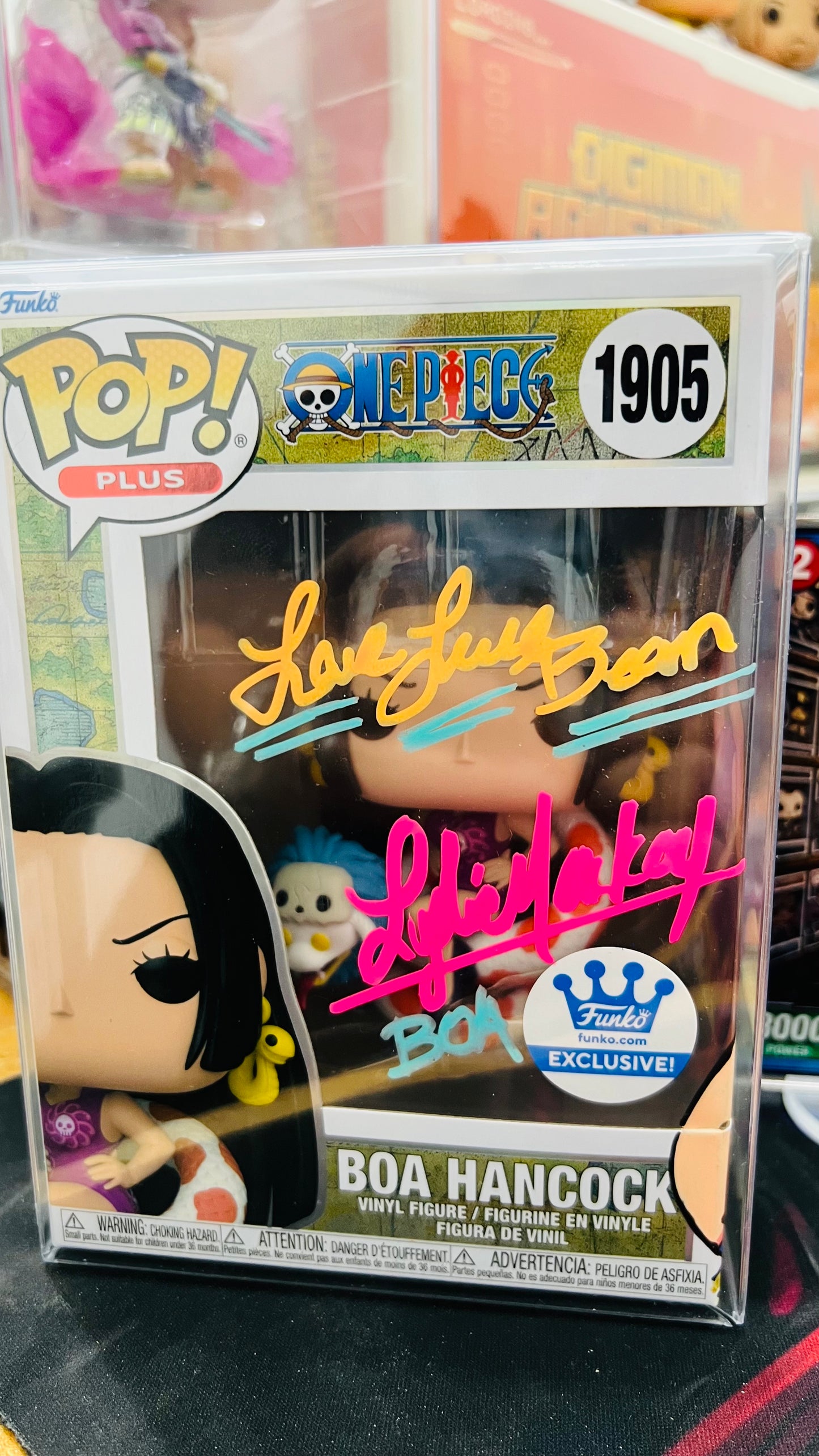 Funko Pop! One Piece - Nami & Boa Hancock Plus! Funko Shop Exclusive (EVASign/Art/Quote)