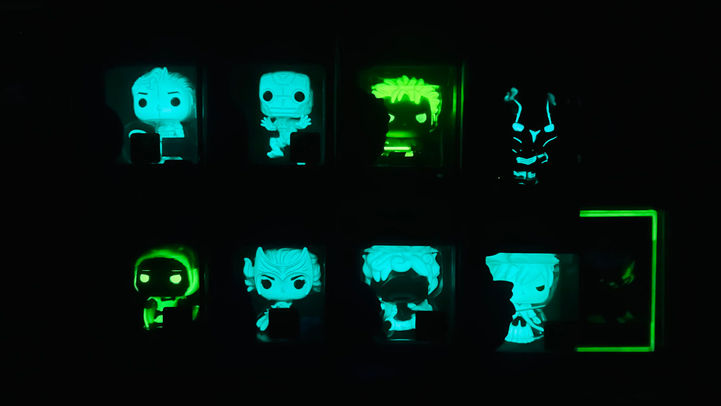 Spiderman Glow in the Dark - BossExclusives Custom Glow with Magnectic Hardstack (Copy)