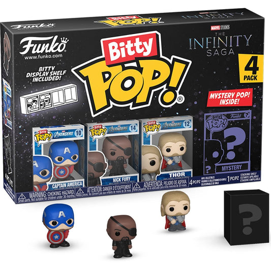 The Avengers The Infinity Saga Bitty Pop! 4-Pack