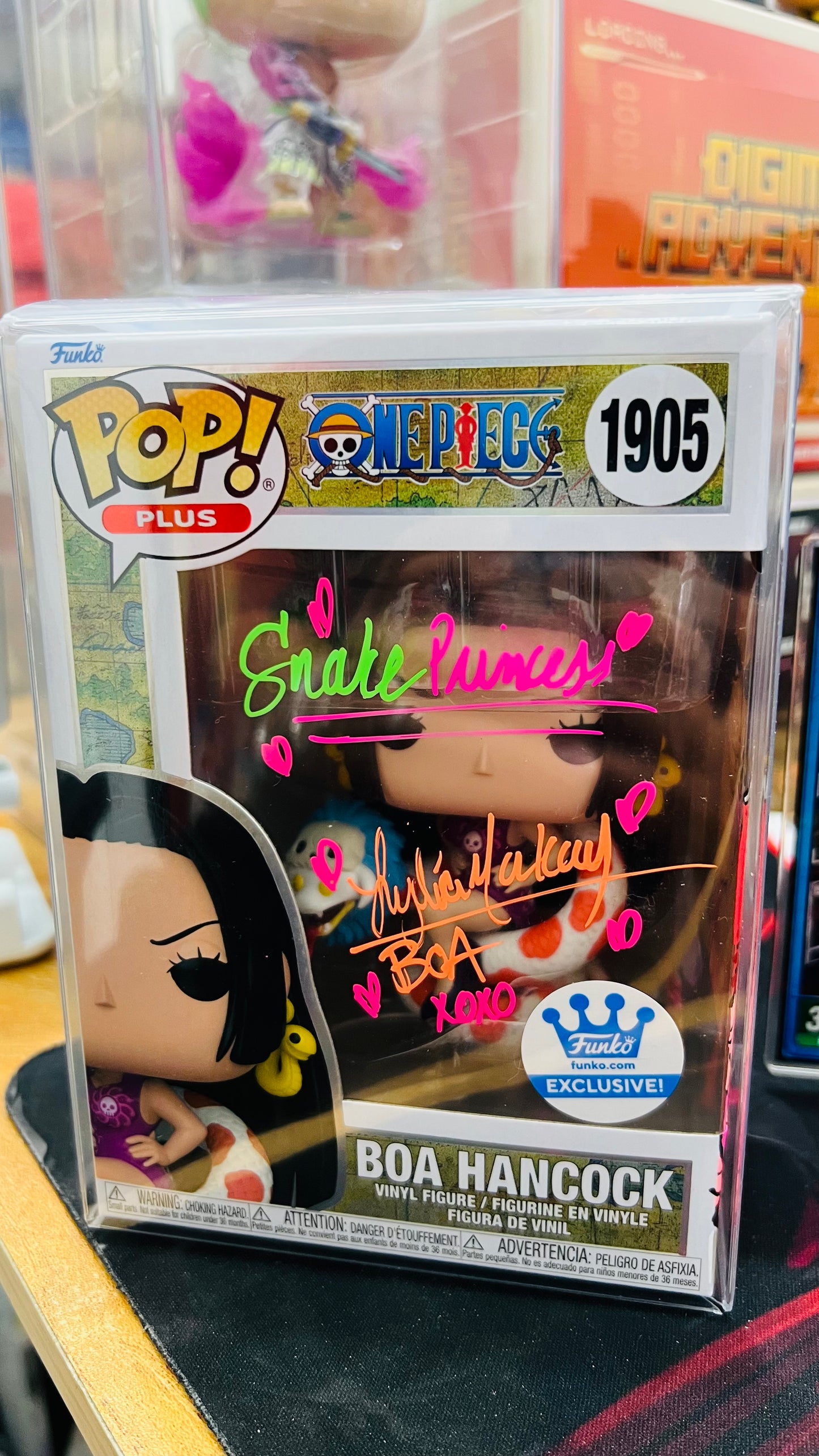 Funko Pop! One Piece - Nami & Boa Hancock Plus! Funko Shop Exclusive (EVASign/Art/Quote)