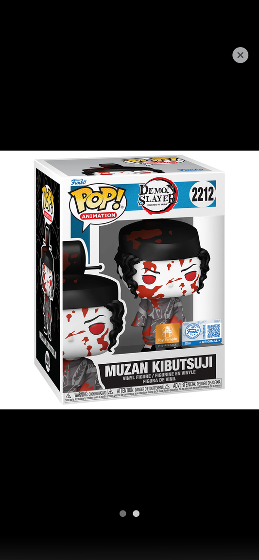 Funko Pop! Demon Slayer: Muzan Kibutsuji #2212 - PreRelease Toy Temple Exclusive