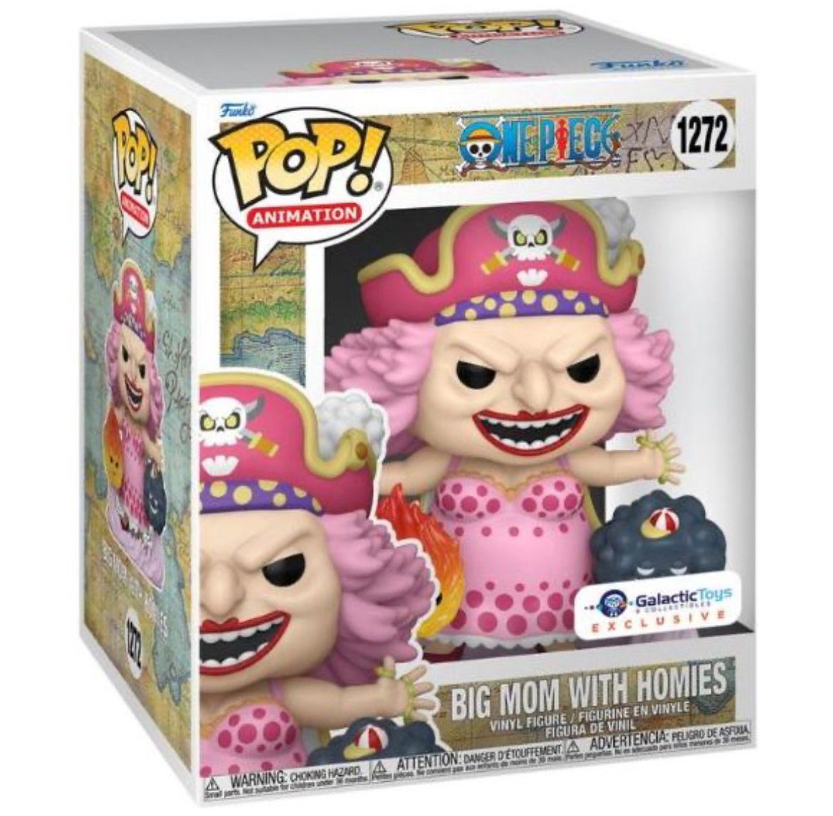 Funko Pop! Super: 6inch One Piece - Big Mom W/Homies Galactic Toys Exclusive