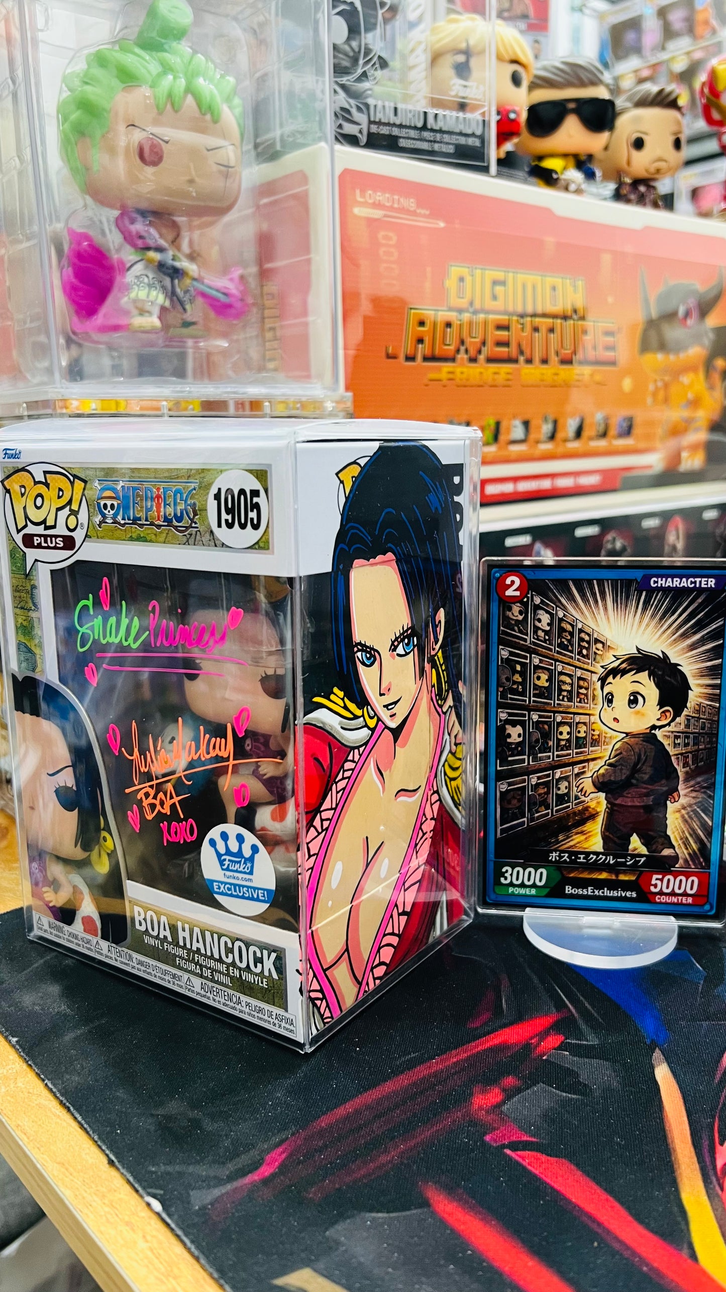 Funko Pop! One Piece - Nami & Boa Hancock Plus! Funko Shop Exclusive (EVASign/Art/Quote)