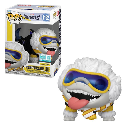 Funko POP! Marvel Rivals Cuddly Fuzzlefin Jeff 2.7-in Vinyl Bobblehead GameStop Exclusive - Limited Edition 9500pcs