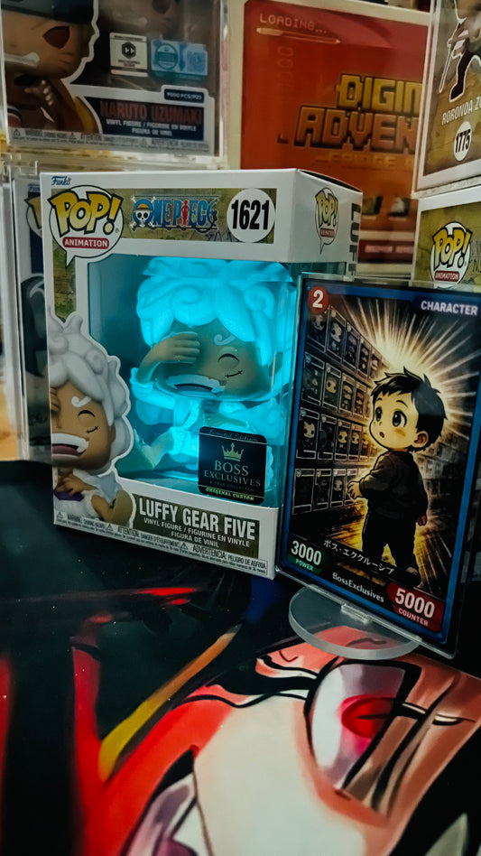 Funko pop! Anime One piece - Luffy Gear 5 Custom Glow - BossExclusives