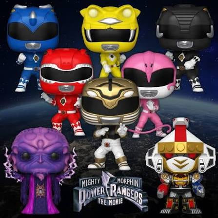Mighty Morphin Power Rangers: The Movie Rangers Funko Pop!