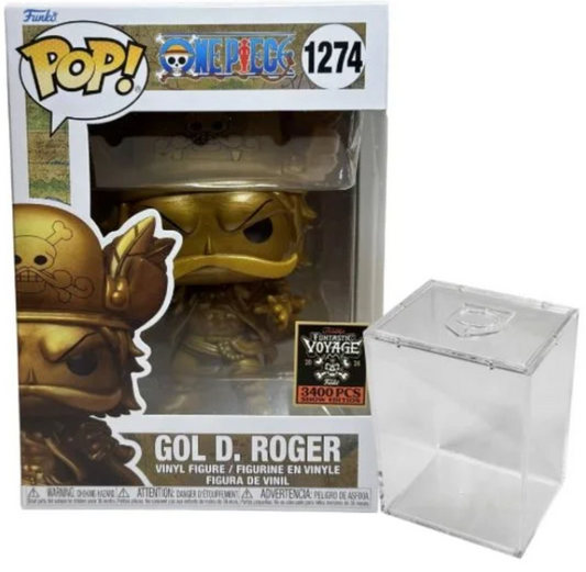 Funko Pop! One Piece - Gold Statue of Gol D Roger (Funko Event Fantastic Voyage) Limited to 3400pcs Only