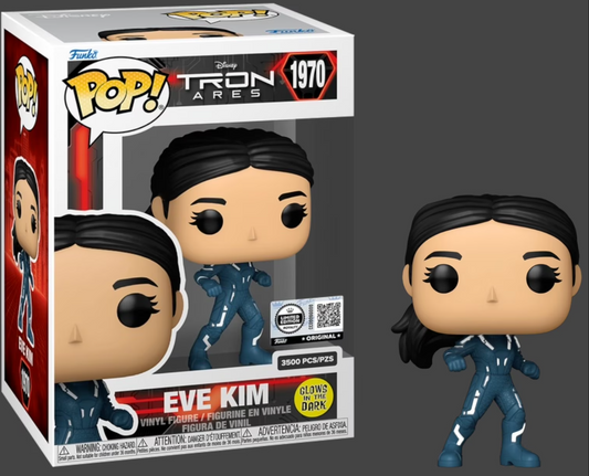 Funko Pop! Tron Ares Eve Kim #1970 Funko Glow Limited Edition 3500 PCS