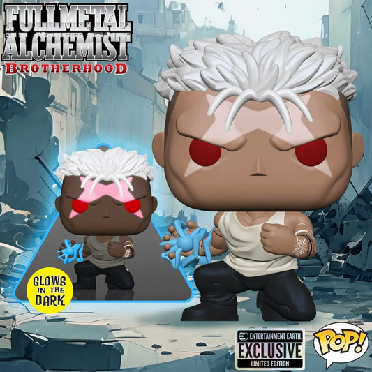 Funko Pop! Animation: Fullmetal Alchemist Brotherhood – Scar (Glows In The Dark) Entertaiment Exclusive