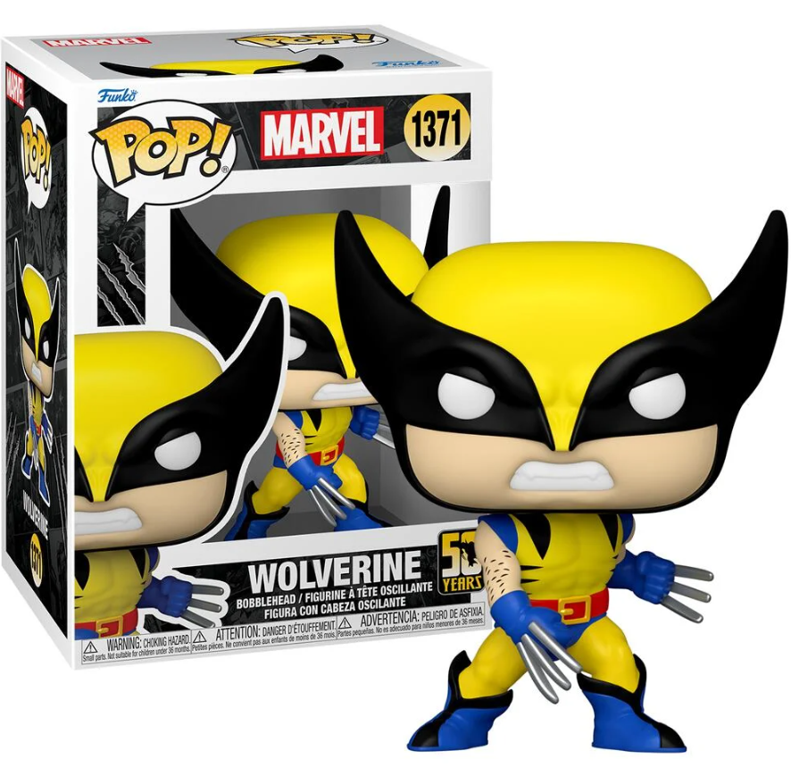 Marvel Pop! Wolverine (Classic) #1371 - Wolverine (Fatal Attractions) #1372 - Weapon X #1373 - Old Man Logan #1374