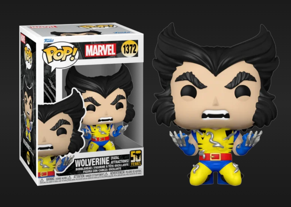 Marvel Pop! Wolverine (Classic) #1371 - Wolverine (Fatal Attractions) #1372 - Weapon X #1373 - Old Man Logan #1374