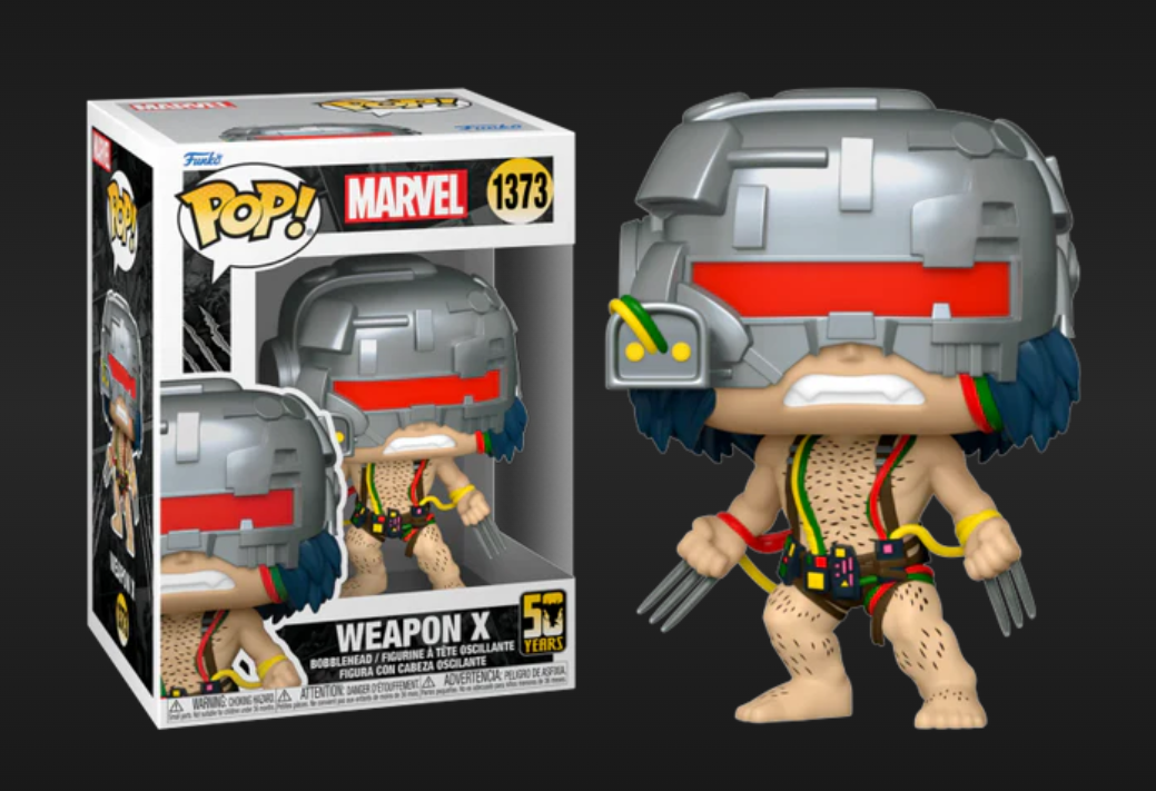 Marvel Pop! Wolverine (Classic) #1371 - Wolverine (Fatal Attractions) #1372 - Weapon X #1373 - Old Man Logan #1374