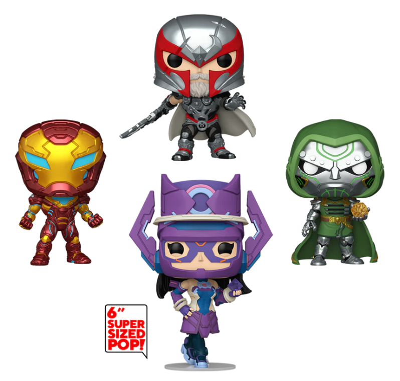 Marvel Rivals : Iron man, Dr. doom , Magneto , Galacta