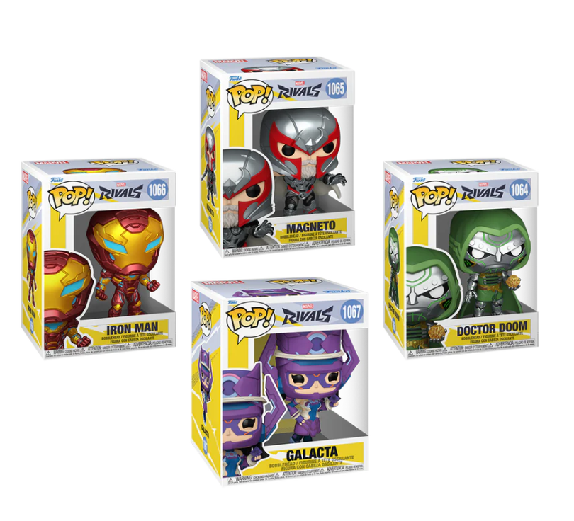 Marvel Rivals : Iron man, Dr. doom , Magneto , Galacta