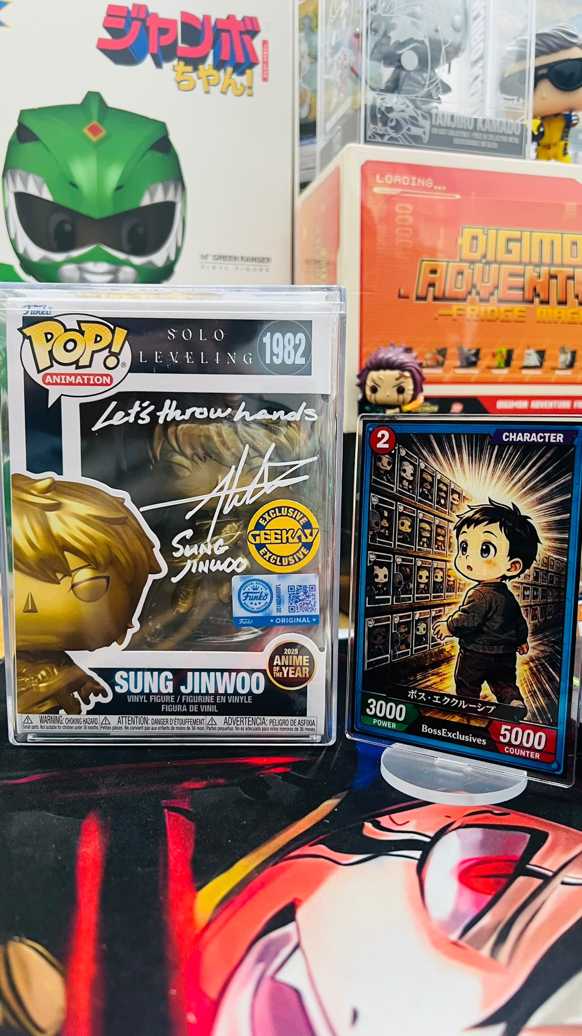 Solo Leveing - Anime Of the Year 2025 (Gold Sung Jinwoo - Geekay UAE Exclusive) Sign by EVA