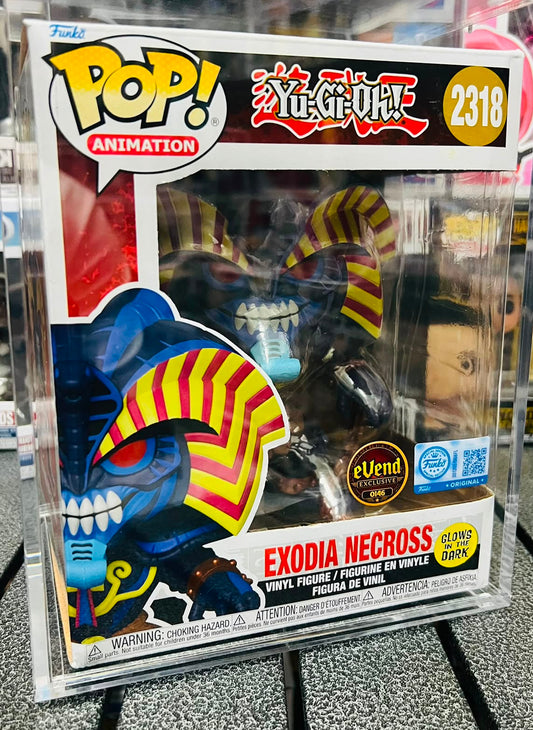 Funko Pop! Yu-Gi-oh - Exodia Ncross GITD (Evend Exclusive Limited No.146 & 150) With Magnetic Hardstack