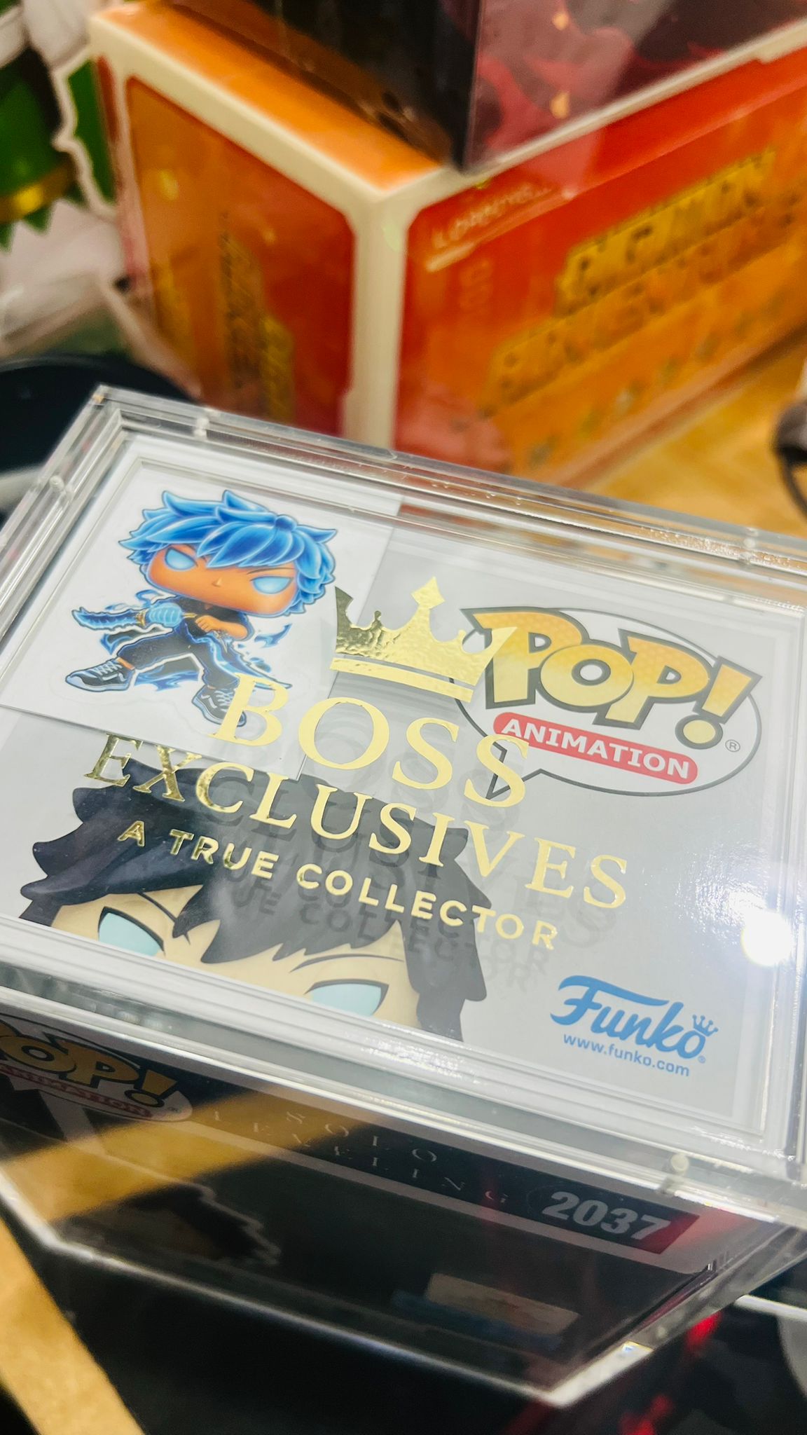 Funko Solo Leveling - Sung Jinwoo LE9500PCS (Custom Glow BossExclusives Limited 3PCS ONLY)