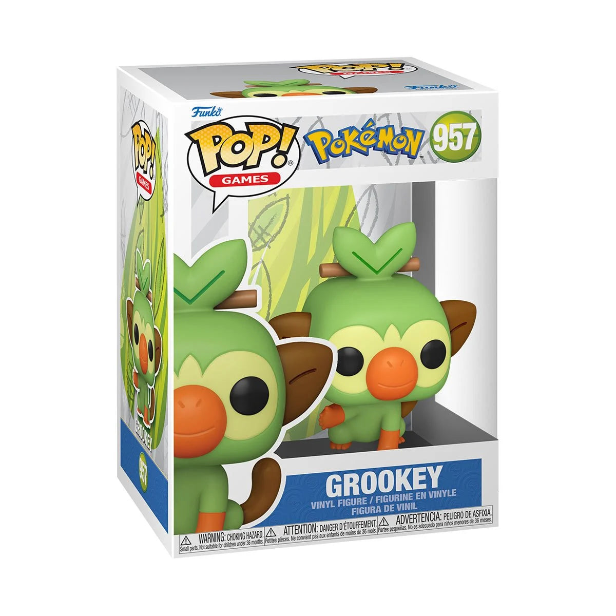Funko Pop! Pokemon: Luxray #956 - Grookey #957 - Wooloo #958
