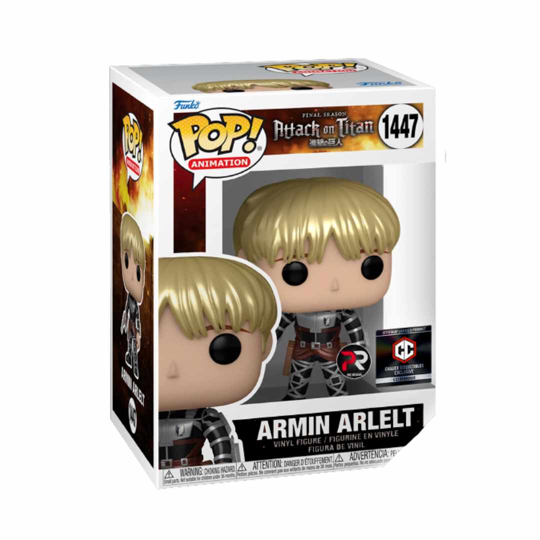 Attack on Titan: Armin Arlelt #1447 - Sasha Braus #1448 (Metallic) (PR) (Chalice Collectibles)