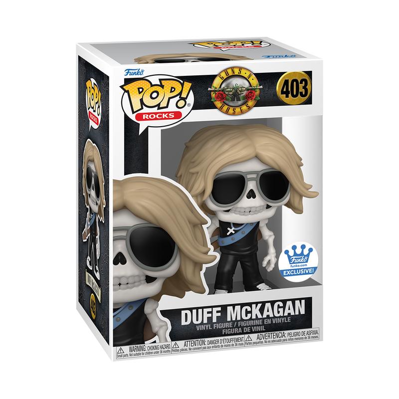 Funko Pop! Guns N Roses: Axl Rose (Skeleton) / Duff McKagen (Skeleton) / Slash (Skeleton) - (Funko Shop Exclusive)