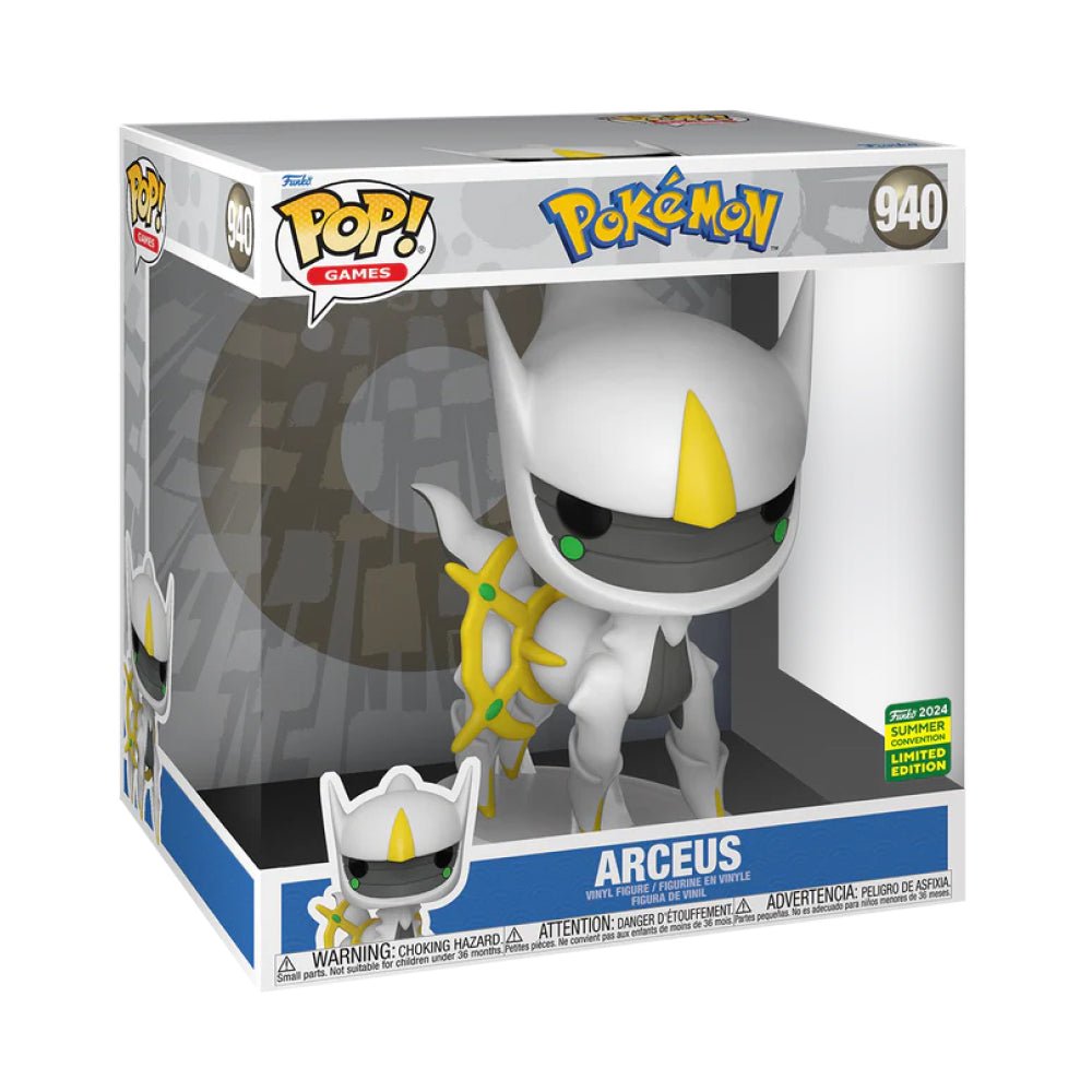 Funko Pop! Pokemon: Jumbo 10 Inch Arceus (2024 Summer Convention)