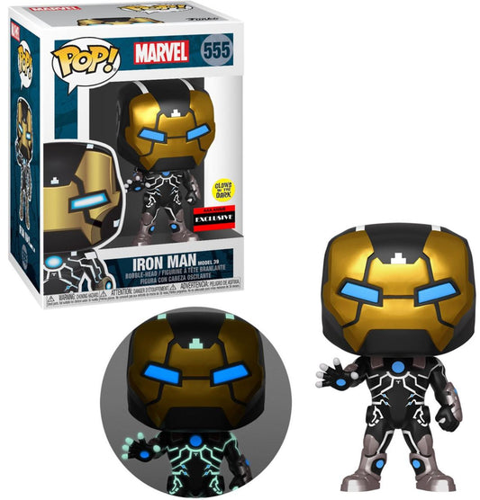 Marvel Iron Man Model 39 Glow-in-the-Dark Funko Pop! Vinyl Figure #555 - AAA Anime Exclusive