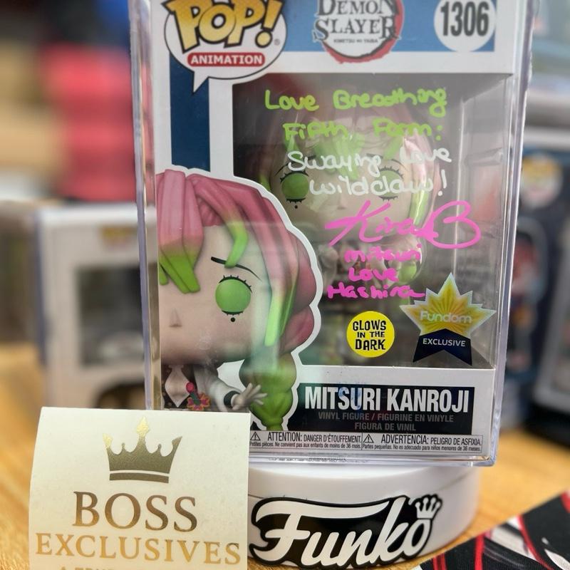 Funko pop! Demon slayer - Mitsuri autograph by EVA Kira Buckland