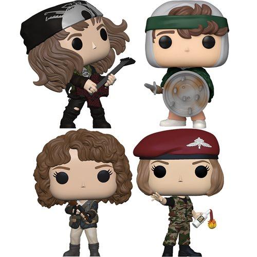 Television & Movie Funko Pop! Stranger Things S4 - Eleven - Henry - Jonathan - Nancy w Weapon - Robin w Cocktail - Eddie w Guitar - Dustin w Shield