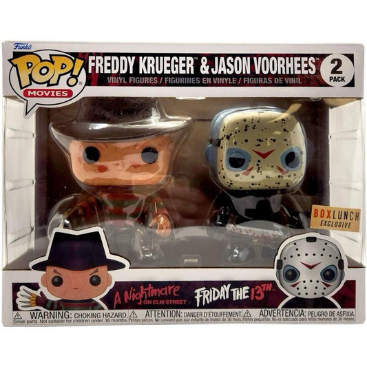 Funko POP! Freddy Krueger & Jason Vorhees 2-pack [Box Lunch Exclusive] OG