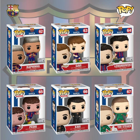 Funko Pop! Football: Barcelona Players