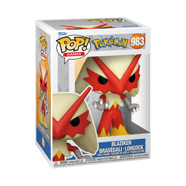 Funko Pop! Pokemon Wave 16: Blaziken #983 - Sprigatito #984 - Teddiursa #985