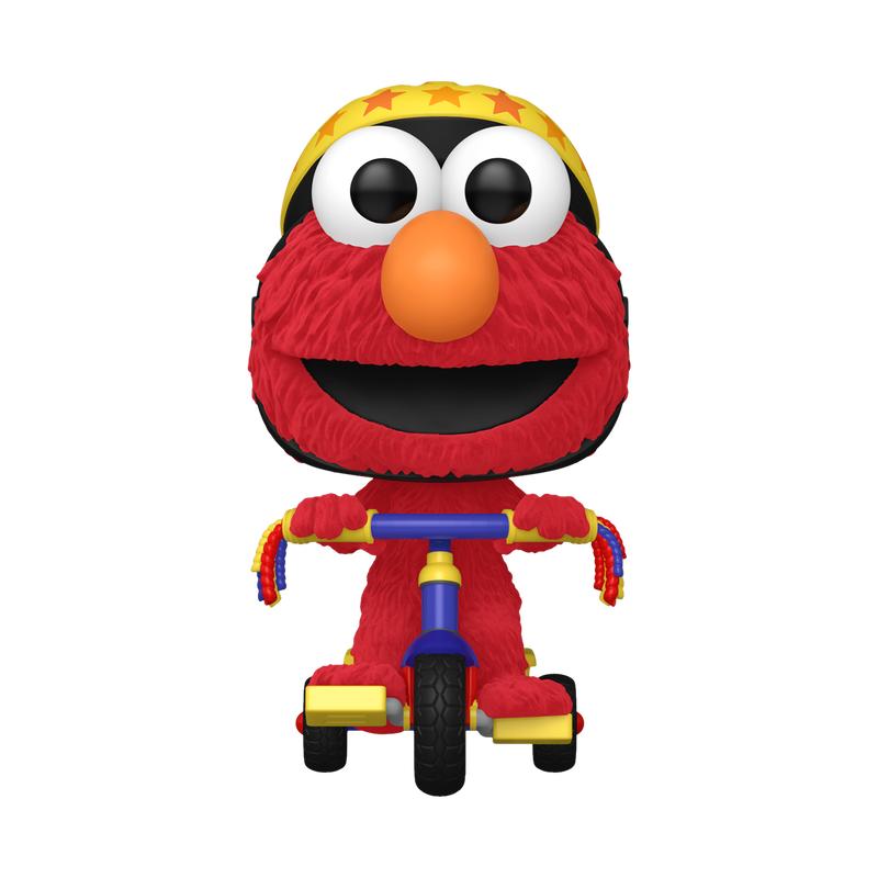 Funko Pop! Rides: Sesame Street - Elmo on Trike (Flocked) Vinyl Figure - TargetCon Exclusive/ Special Edition