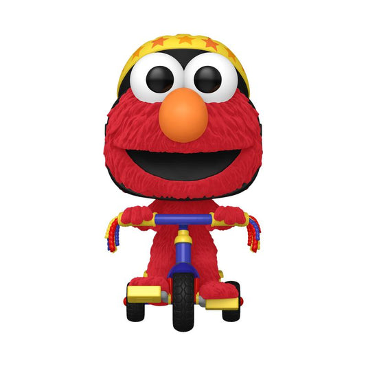 Funko Pop! Rides: Sesame Street - Elmo on Trike (Flocked) Vinyl Figure - TargetCon Exclusive/ Special Edition