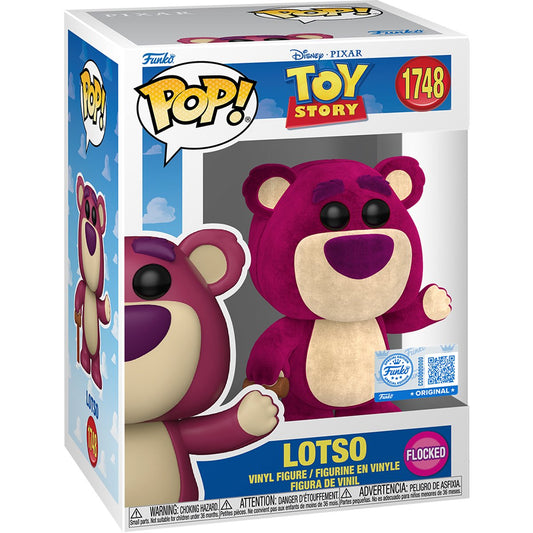 Toy Story Lotso Flocked Funko Pop! Vinyl Figure #1748 - Specialty Exclusive