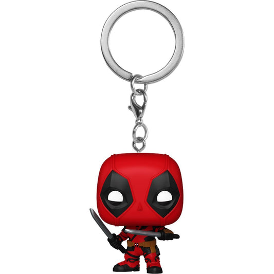 Funko Pocket Pop! KeyChain : DeadPool & Wolverine - DeadPool with Swords