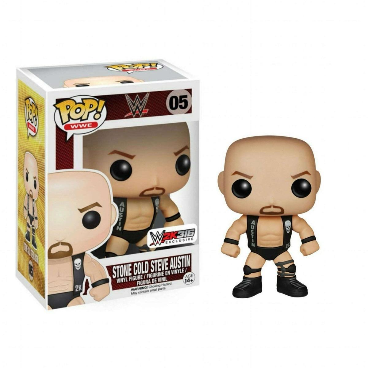 Funko Pop! WWE: John Cena #01 / Triple H #09 / Stone Cold Steve Austin #05
