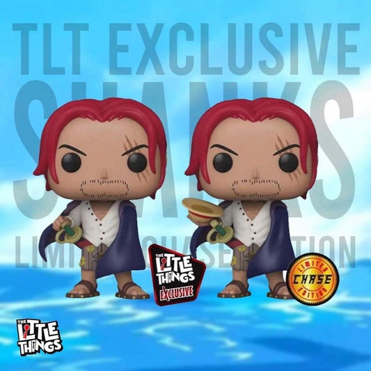 Funko Pop! One Piece Shanks Chase (TLT Exclusive) With Magnetic HardStack