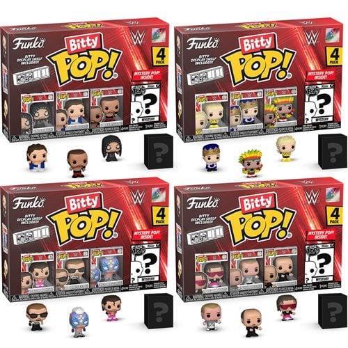 Funko Bitty Pop! WWE 4 Pack: Bret Hart - Dusty Rhodes - Razor Ramon - Undertaker