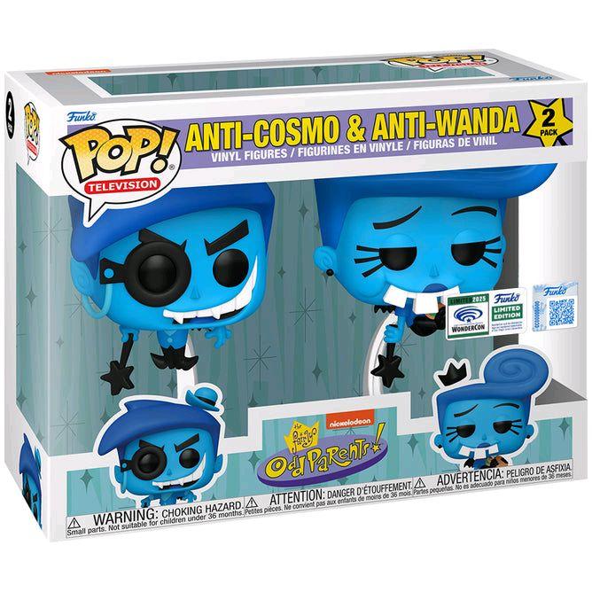 The Fairly OddParents: Anti-Cosmo & Anti-Wanda 2-Pack Funko Pop! Vinyl Figure - 2025 Wondercon Convention Exclusive
