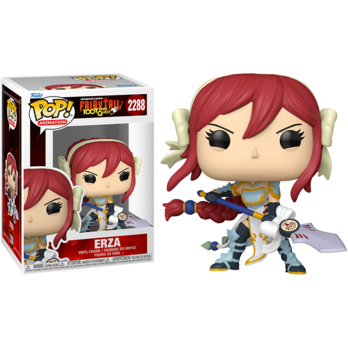 Fairy Tail: 100 Year Quest - Erza, Gray, Lucy, Wendy & Natsu with Happy Pop! Vinyl Figure